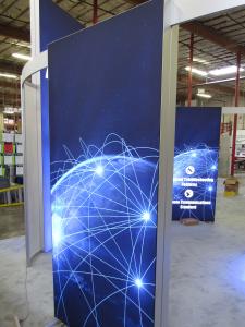 Modified ECO-4094 20 x 20 Island with Custom Product Podium View 4